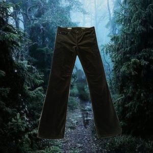 Olive green corduroy low rise perfect bootcut size 27R